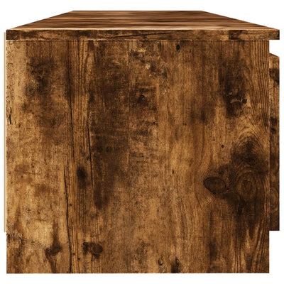 TV-taso LED-valoilla savutammi 140x40x35,5 cm