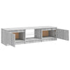TV-taso LED-valoilla harmaa Sonoma 140x40x35,5 cm
