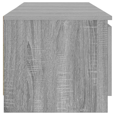 Harmaa tv-taso led-valoilla Dondos 140x40x35,5cm