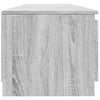 TV-taso LED-valoilla harmaa Sonoma 140x40x35,5 cm