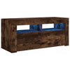 TV-taso LED-valoilla savutammi 90x35x40 cm