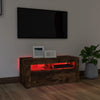 TV-taso LED-valoilla savutammi 90x35x40 cm