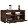 TV-taso LED-valoilla savutammi 90x35x40 cm