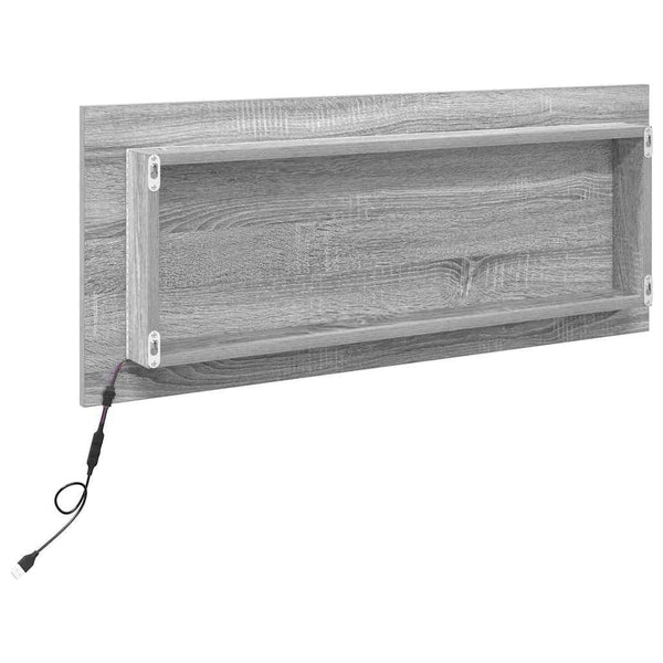 Peili Harmaa Sonoma 90 x 8,5 x 37 cm Tekninen puu