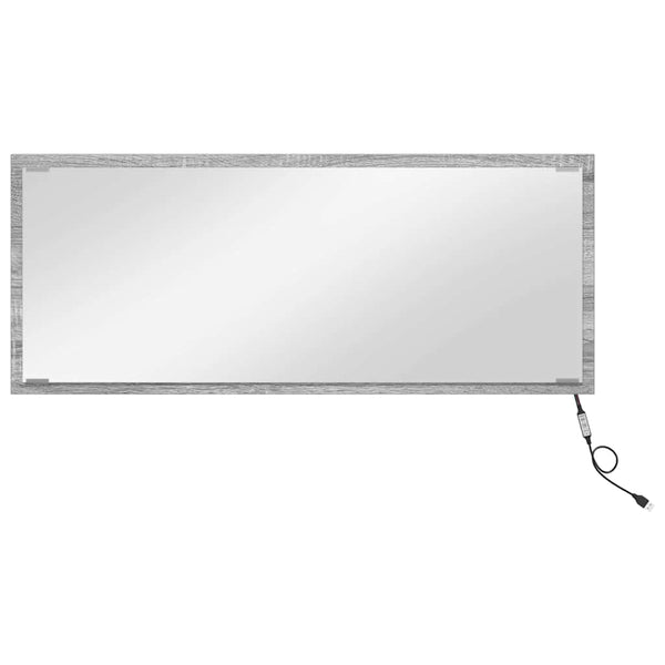 Peili Harmaa Sonoma 90 x 8,5 x 37 cm Tekninen puu