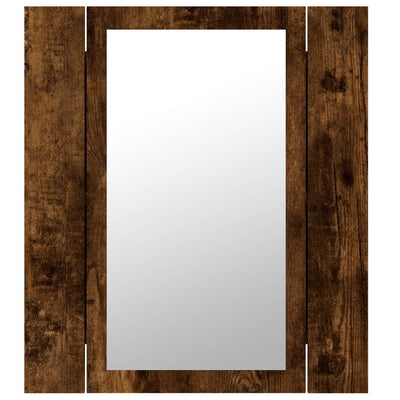 LED peilikaappi savutammi 40x12x45 cm tekninen puu
