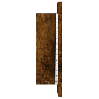 LED peilikaappi savutammi 40x12x45 cm tekninen puu