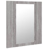 LED peilikaappi harmaa Sonoma 40x12x45 cm tekninen puu
