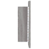 LED peilikaappi harmaa Sonoma 40x12x45 cm tekninen puu