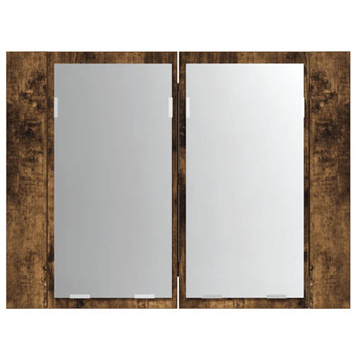 Savutammi led peilikaappi Cinoneva 60x12x45cm (puinen)