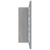 LED peilikaappi harmaa Sonoma 60x12x45 cm tekninen puu