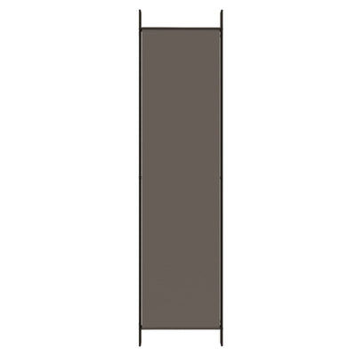 5-paneelinen Tilanjakaja antrasiitti 250x220 cm kangas