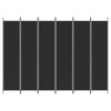 Musta tilanjakaja Kellan 300x220cm (6-paneelinen kangas)