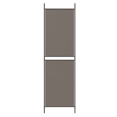 6-paneelinen Tilanjakaja antrasiitti 300x180 cm kangas