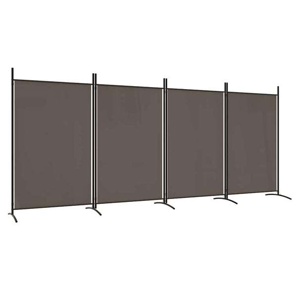 Antrasiitti tilanjakaja Galino 346x180cm (4-paneelinen kangas)