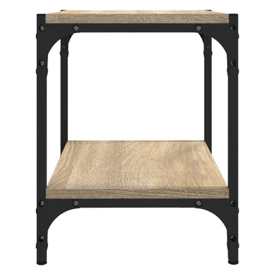 TV-taso Sonoma-tammi 40x33x41 cm tekninen puu ja teräs
