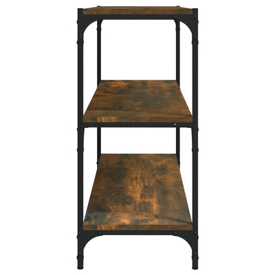 Savutammi kirjahylly Vasileta 80x33x70,5cm (puinen ja teräs)