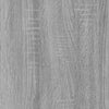 Kirjahylly harmaa Sonoma 100x33x100 cm tekninen puu ja teräs