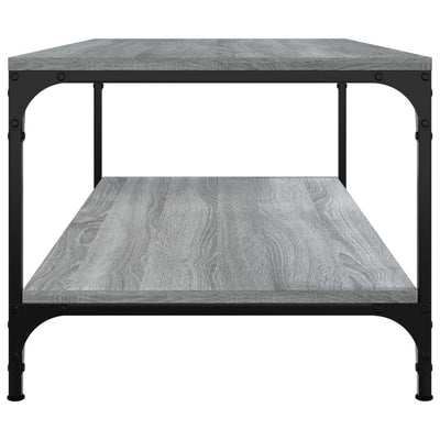 Sohvapöytä harmaa Sonoma 80x50x40 cm tekninen puu