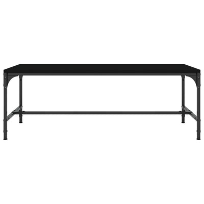 Sohvapöytä musta 100x50x35 cm tekninen puu
