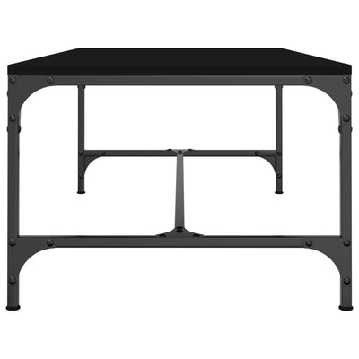 Sohvapöytä musta 80x50x35 cm tekninen puu