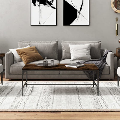 Sohvapöytä savutammi 80x50x35 cm tekninen puu
