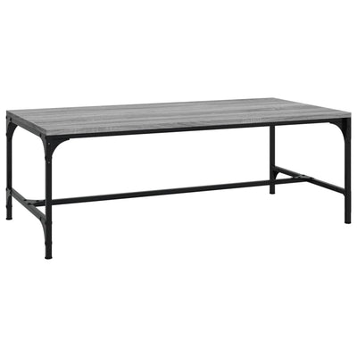 Sohvapöytä harmaa Sonoma 80x50x35 cm tekninen puu
