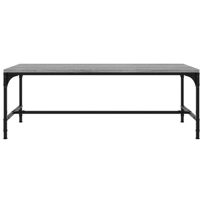 Sohvapöytä harmaa Sonoma 80x50x35 cm tekninen puu