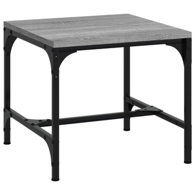 Sohvapöytä harmaa Sonoma 50x50x35 cm tekninen puu
