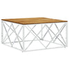 Hopea sohvapöytä Kareem (ruostumaton teräs ja akasiapuu)