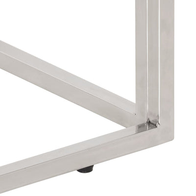 Hopea konsolipöytä Basam (ruostumaton teräs ja ratapölkkypuu)