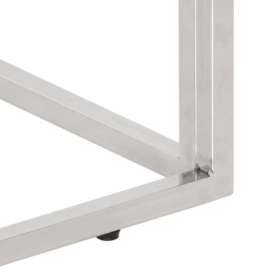 Hopea konsolipöytä Pandelius (ruostumaton teräs ja akasiapuu)