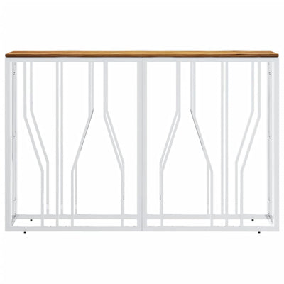 Hopea konsolipöytä Vladoianu (ruostumaton teräs ja akasiapuu)