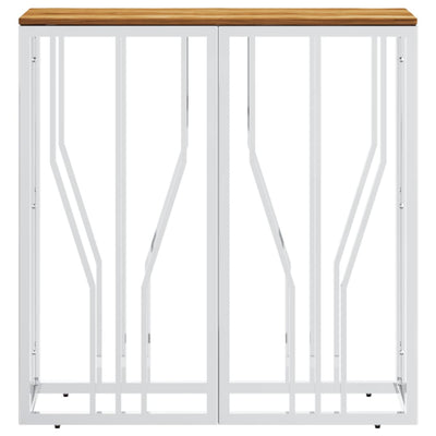 Hopea konsolipöytä Roxandra (ruostumaton teräs ja akasiapuu)