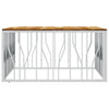 Hopea sohvapöytä Waltter (ruostumaton teräs ja akasiapuu)