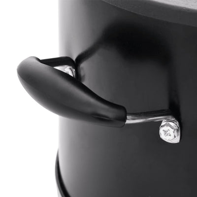 Musta puuhella retkeilyyn Hayssam 36x26x22,5cm (teräs)