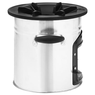 Hopea puuhella retkeilyyn Gisele 45,5x33x25,5cm (ruostumaton teräs)