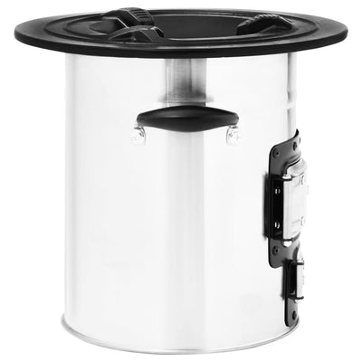 Hopea puuhella retkeilyyn Sidonie 51,5x35x30,5cm (ruostumaton teräs)