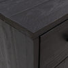 Senkki musta 110x35x70 cm täysi mänty