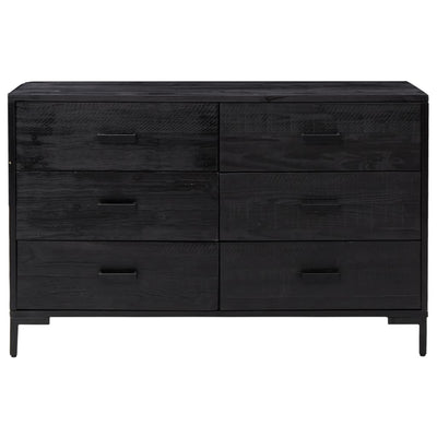 Senkki musta 110x35x70 cm täysi mänty