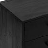 Senkki musta 110x35x70 cm täysi mänty