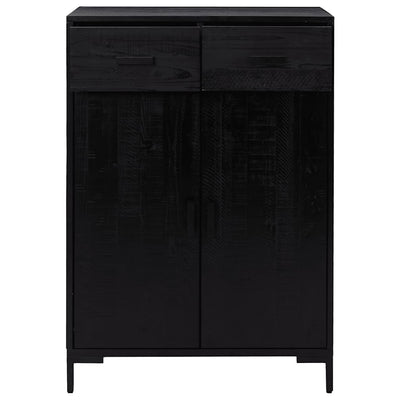 Musta kenkäkaappi Maier 75x40x110cm (mänty)