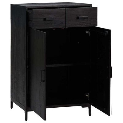 Musta kenkäkaappi Maier 75x40x110cm (mänty)