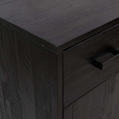 Musta kenkäkaappi Maier 75x40x110cm (mänty)