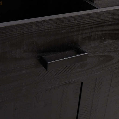 Musta kenkäkaappi Maier 75x40x110cm (mänty)