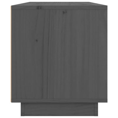 TV-taso harmaa 80x34x40 cm täysi mänty