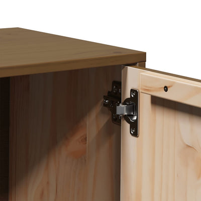 Hunajanruskea tv-taso Faruk 80x34x40cm (mänty)