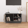 TV-taso harmaa 70x34x40 cm täysi mänty