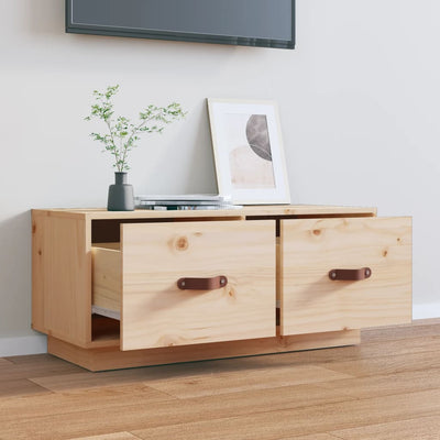 TV-taso 80x34x35 cm täysi mänty