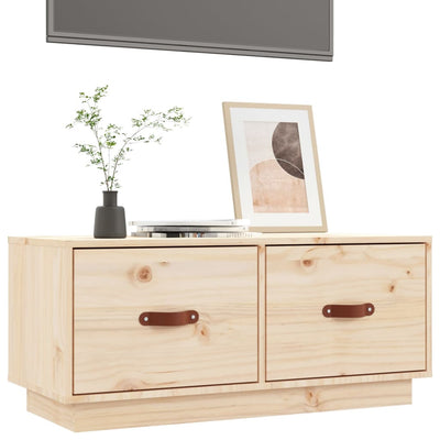 TV-taso 80x34x35 cm täysi mänty